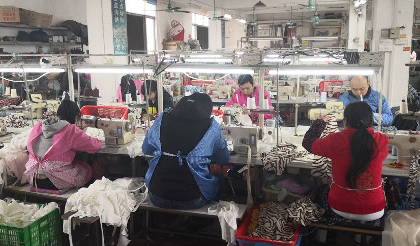 Guangzhou Beianji Clothing Co., Ltd. Hersteller Produktionslinie